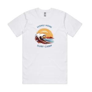 Honi Honu Sam Tee – Unisex White 1