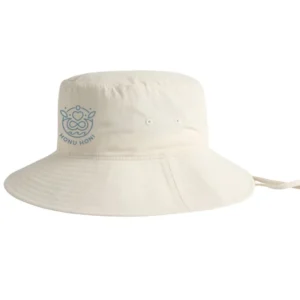 Honu Honi Wide Brim Nylon Hat Ecru