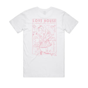 Love House Unisex white Tee 2