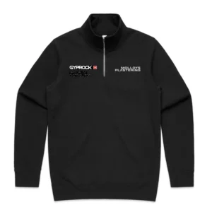 Molloys Half Zip Stencil Sweater