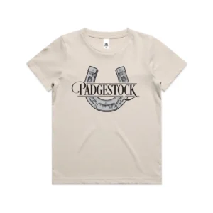 Padgestock Kids Tee - Bone & Black