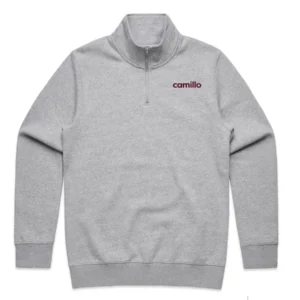 Camillo Half Zip Stencil Sweater