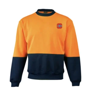 Cambar Precast HiVis Two-Tone Crew  Sweater