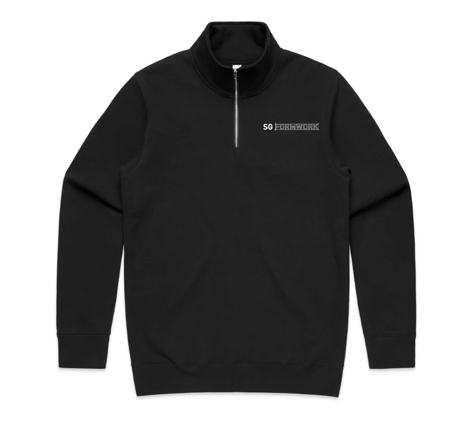 SG Formwork Half Zip Stencil Sweater