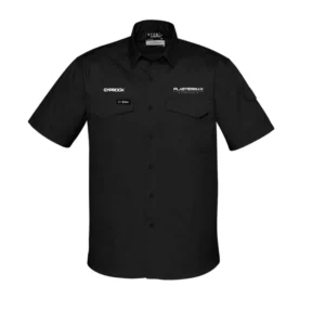 Plastermax Rugged Cooling Short Sleeve Shirt - Black