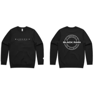 SKU: 0007 Mens Black Rain Original Heavy crew