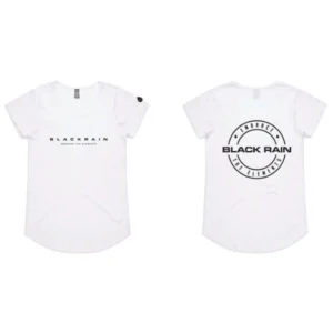SKU: 0008 Mens Black Rain Original Staple Curved Tee