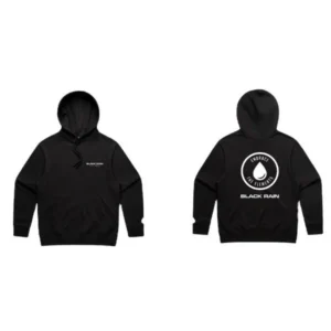 SKU: 0052 Mens Black Rain Drop 3 Relaxed Hood