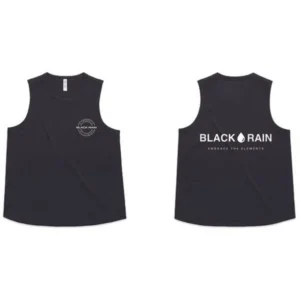 SKU: 0025 Womens Black Rain Drop 2 Tank