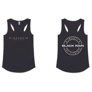 SKU: 0023 Womens Black Rain Original Curved Singlet