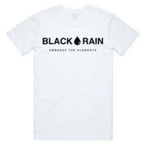 SKU: 0043 Mens Black Rain Drop 2 Staple Tee