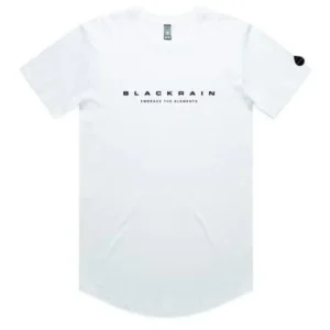 SKU: 0009 Mens Black Rain Original Basic Curved Staple Tee