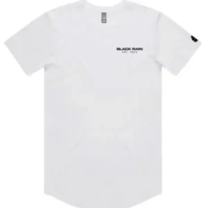 SKU: 0050 Mens Black Rain Drop 3 Curved Staple T