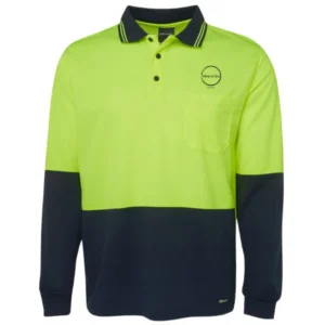ADULT Hi Vis L/S Polo