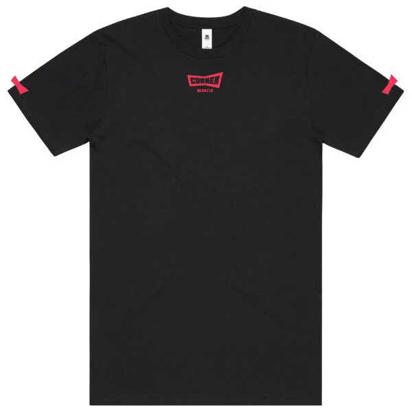 Corner Co. Boxing CREW Unisex Block Tee – Midweight Regular Fit Fightwear T-Shirt