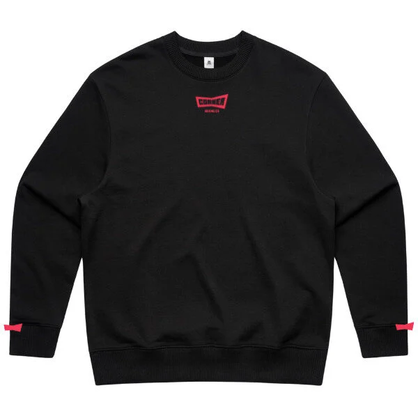 Corner Co. Boxing CREW Unisex Heavy Crew – Oversized Heavyweight Fightwear Jumper