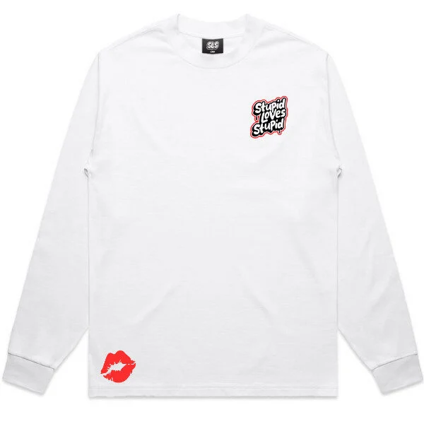 RWB Red Flags & Lip Gloss Outback Heavy L/S Tee