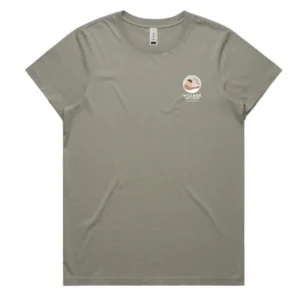 Village Wellness WOMEN'S STAFF TEE MAPLE Faded Dust