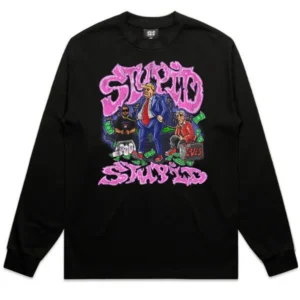 Donald & Friends Up Front Heavy L/S Tee