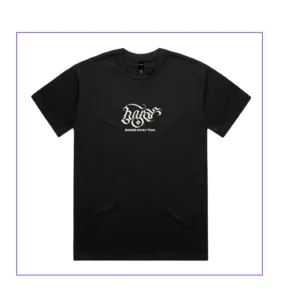Bones MMA EMBROIDERED Heavy Tee - BLACK