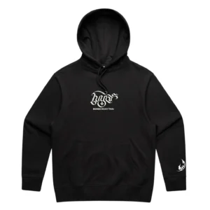 Bones MMA EMBROIDERED Heavy Hoodie - BLACK