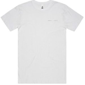 Bodhi & Co. SSS Tubular Tee White GREEN PRINT